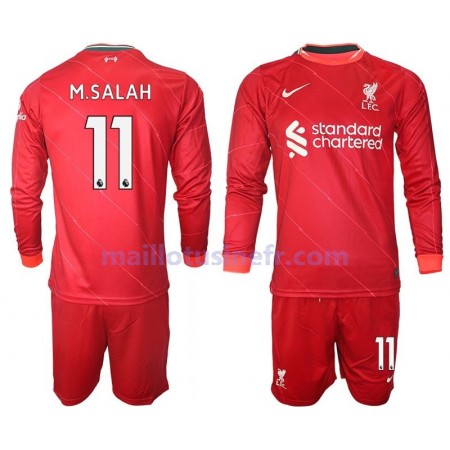 Maillot de Foot Liverpool M.Salah 11 Domicile 2021-22 Manches Longues - Enfant Maillot de Foot Liverpool M.Salah 11 Domicile 2021-22 Manches Longues - Enfant